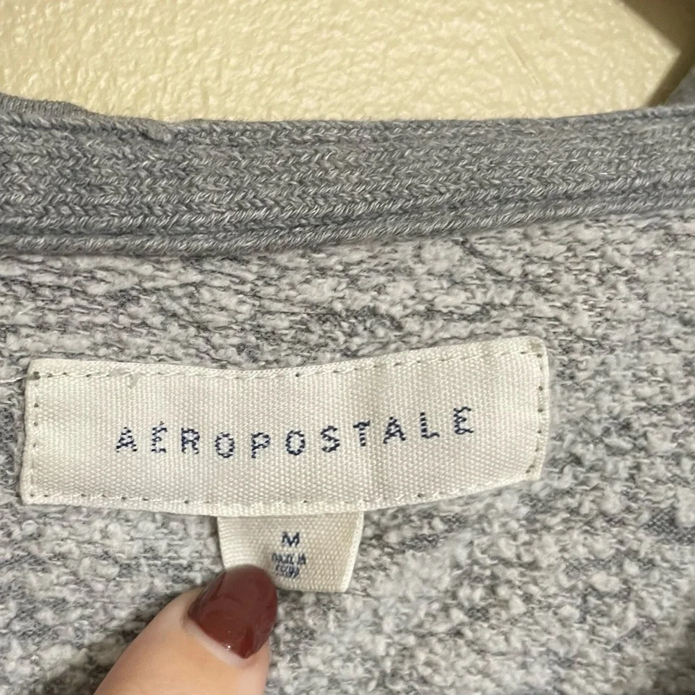 Aeropostale Zip Up Jacket Y2K‎ vintage spell out medium